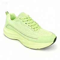 Sepatu Sneakers Warna-warni Performa Tinggi Biru Oranye Ungu Bahan Mesh Bernapas Sol Tebal Chunky Kasual Olahraga Musim Gugur Unisex
