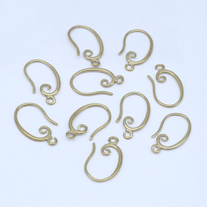 Copper Ear <b>Hooks</b> Drop Shape For <b>Earring</b> Making No 51 Blank Jewelry Findings Yiwu Origin - Product Image 1