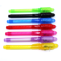 8 stylos à encre invisible UV Top Secret, cartes d'animaux magiques pour enfants, sacs cadeaux, prix de classe, cadeaux de fête, marqueurs artistiques