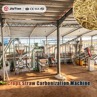 Réacteur de carbonisation industriel continu pour pailles de coton et de riz, machine de production de coke à partir de déchets agricoles