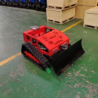 Mesin pemotong rumput rc robot otomatis Mini pisau pemotong rumput gps
