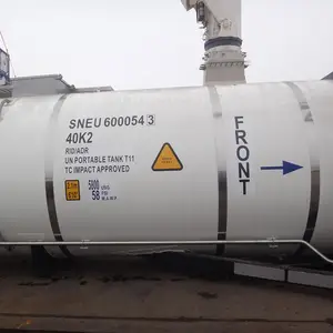 Fabrika fiyat ASME 20ft T75 kriyojenik sıvı gaz Oxgen azot helyum depolama ISO Tank konteyner