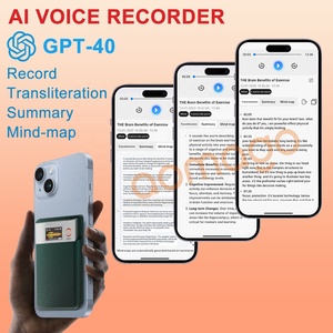 Enregistreur vocal numérique IA optimisé par Chat GPT pour la transcription vocale sur téléphone mobile - Product Image 2