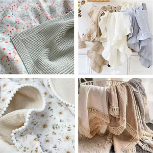 Manta Envolvente de Muselina de Algodón para Bebé, Envoltura de Recién Nacido, Toalla de Baño Infantil, Manta para Cochecito y Cuna - Product Image 3