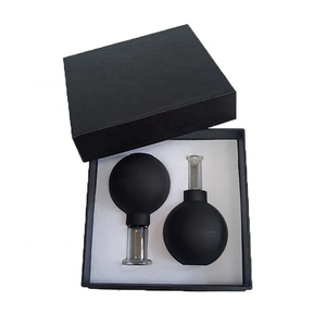 Ensemble de ventouses faciales en verre HSB HSBGS, ventouses à aspiration sous vide, <span class=keywords><strong>massage</strong></span> du corps et du visage, outil de thérapie <span class=keywords><strong>anti</strong></span>-<span class=keywords><strong>cellulite</strong></span>, lifting de la peau, certifié CE - Product Image 5