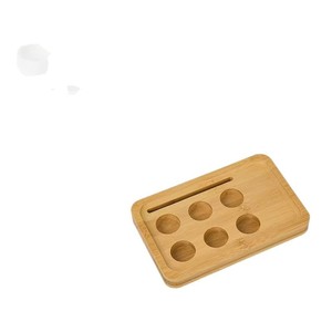 Caja de almacenamiento de cápsulas de café de madera, organizador de escritorio de madera maciza para cápsulas de té y bebidas, Color Natural Ly04022 - Product Image 4