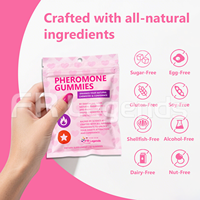 Compléments alimentaires en gommes multivitaminées halal à marque privée OEM pour les hormones féminines, gommes vitaminées pour femmes pour améliorer le charme
