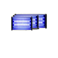Lámpara Eléctrica Mata Insectos, Trampa para Moscas y Atrapa Insectos de Interior, Fuente de Luz LED, Color de Emisión Morado, Cuerpo de Plástico para Plagas de Insectos