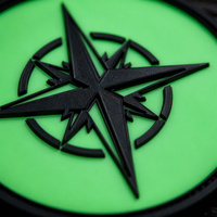 Patch en PVC souple 3D personnalisé de haute qualité avec logo, badge en PVC personnalisé, patch auto-agrippant, patch en PVC personnalisé pour uniforme