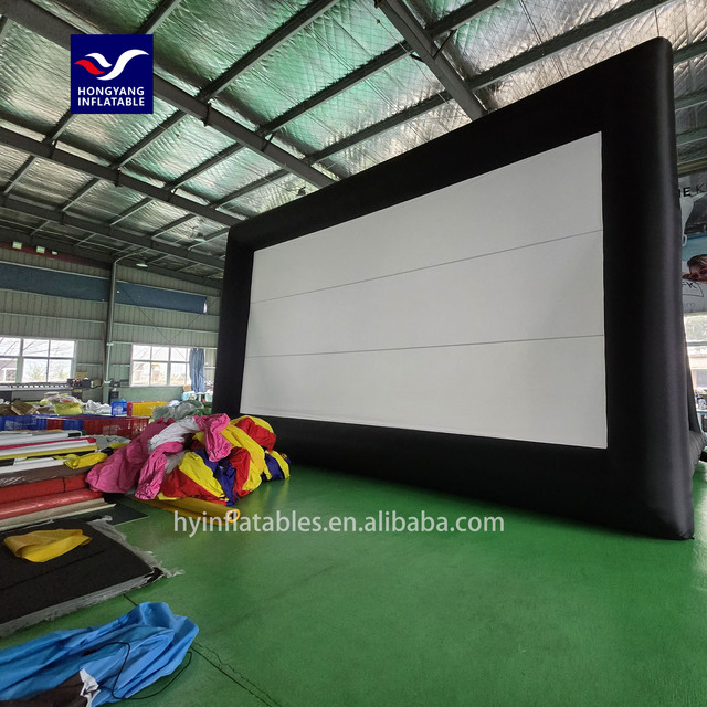Outdoor Large-scale Inflatable Screen for Movie Projection