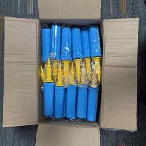 Pompe à <span class=keywords><strong>ballon</strong></span> manuelle à double <span class=keywords><strong>action</strong></span> bidirectionnelle, compresseur d'air portable à double entrée pour ballons - Product Image 6