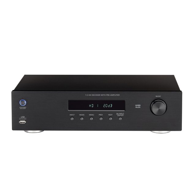 7.2 Home Theater Decoder 5.1 7.1 Channel Atmos AV Receive Processor AV Receiver