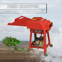 Nouveau broyeur de paille en métal diesel volaille alimentation des animaux bétail faisant broyeur d'herbe ensilage hachoir fourrage fourrage paille usage domestique