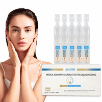 Sérum ampoule pour le visage à l'acide polyglutamique, anti-pollution, hydratation intense, éclat lumineux