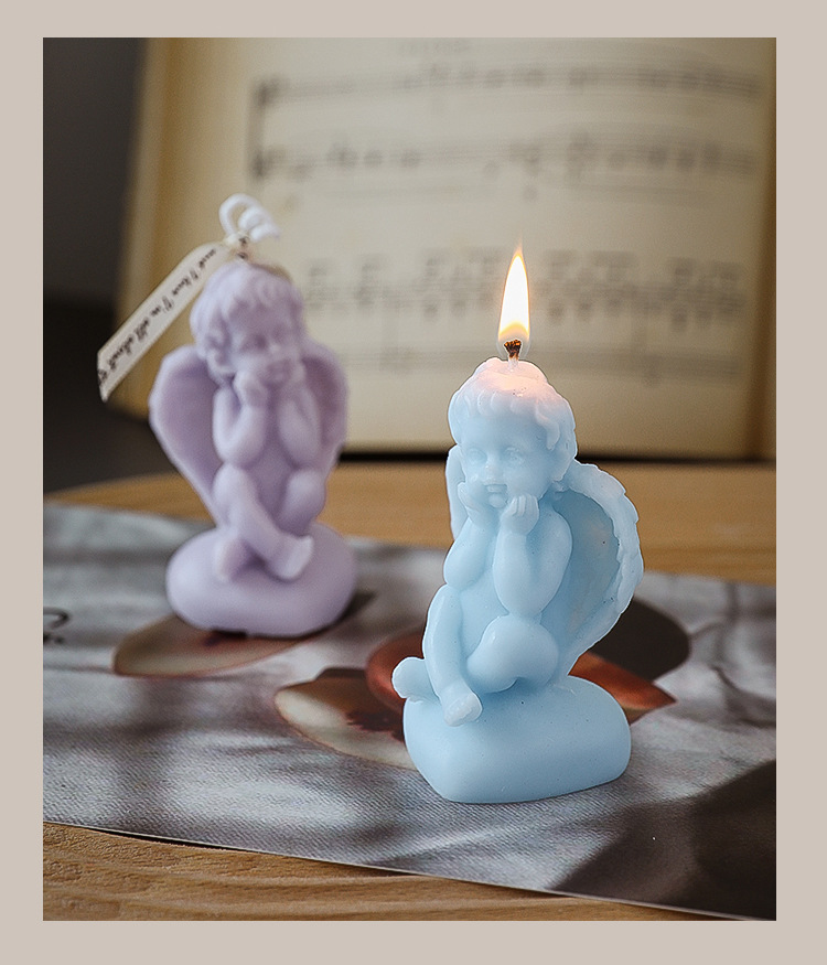 AROMA HOME Paraffin Wax Taper Candles Aromatherapy Retro Angel Scented 3
