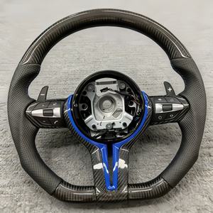 Volante de Fibra de Carbono de Exquisita Fabricación para <span class=keywords><strong>BMW</strong></span> E90 M3 <span class=keywords><strong>M5</strong></span> M6 F10 F15 F20 F30 F31 F32 F34 F36 E71 X1 X3 X5 Series - Product Image 1