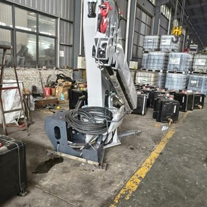 Mini-grue à flèche articulée de 5 tonnes pour la construction, grue hydraulique pliable avec télécommande - Product Image 3
