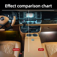 Luz LED ambiental Interior para el suelo, accesorio para BMW E36 E46 E39 E60 E61 E63 E64 E38 X5 E53