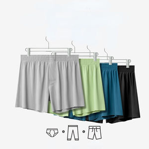 FF2792 biancheria intima da <span class=keywords><strong>uomo</strong></span> Cool traspirante <span class=keywords><strong>Boxer</strong></span> <span class=keywords><strong>con</strong></span> bottone Fly senza cuciture mutandine di seta taglie forti <span class=keywords><strong>Boxer</strong></span> da <span class=keywords><strong>uomo</strong></span> - Product Image 5