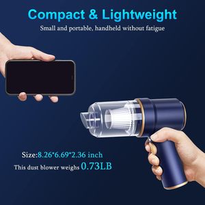 Aspirador de lavado de coches de mano inalámbrico portátil de 120W de alta potencia <span class=keywords><strong>9000Pa</strong></span> con luz LED y boquillas múltiples - Product Image 5