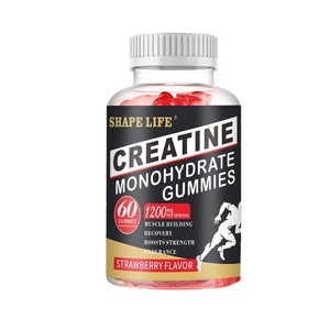 Gomitas de Creatina Monohidrato Más Vendidas, Vitaminas para Hombres, Ganador de Peso, Energía Pre-Entrenamiento, Gomitas de Creatina Veganas - Product Image 1