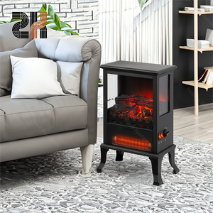 <span class=keywords><strong>Chimenea</strong></span> electrónica LED portátil con efecto de llama de combustión de registro de simulación 3D clásica de 17 pulgadas - Product Image 4