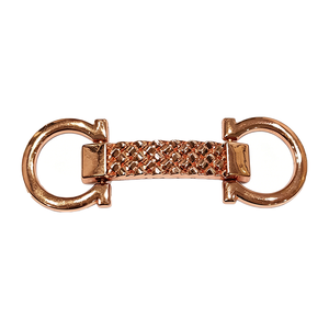 Hebilla para Zapatos de Aleación de Hierro y Zinc, con Diseño de Roseta y Diamantes Finos, Bañada en Oro Rosa, Duradera y Ecológica, Directo de Fábrica, para Mocasines - Product Image 1