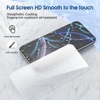 Protection d'écran HD transparente 2.5D personnalisable avec logo OEM, dureté 9H, anti-choc, anti-traces de doigts pour les séries 17 Pro Max, 16, 15
