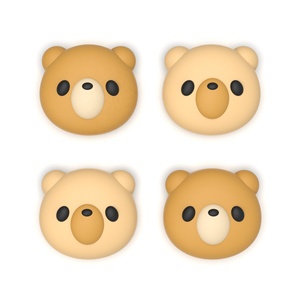 Para <span class=keywords><strong>Nintendo</strong></span> <span class=keywords><strong>Switch</strong></span> 2 Thumb Caps - Soft 3D <span class=keywords><strong>Animal</strong></span> Joystick Covers - Product Image 3