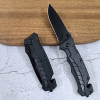 Couteau pliant d'extérieur en acier inoxydable, couteau multifonctionnel de petite taille, couteau portable de camping à haute dureté