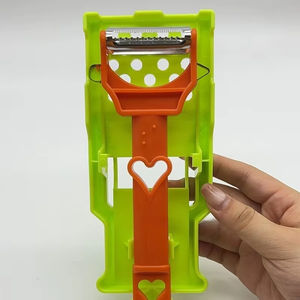 LM LM25405 Juego de Utensilios de Cocina de Plástico Multifuncional 2 en 1, Picador de Verduras Mejorado, Rebanador de Frutas y Verduras - Product Image 3