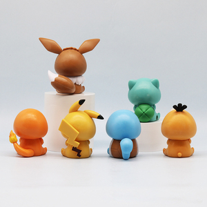 Accesorios Lovely Cartoon Pokemoned <span class=keywords><strong>Shin</strong></span>-<span class=keywords><strong>Chan</strong></span> 3D PVC Juegos de figuras de acción Venta al por mayor Car Cake Decoración Figuras de acción - Product Image 3