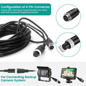 Câble de connexion de tête de <span class=keywords><strong>BMW</strong></span> de tête d'aviation de haute qualité 5/10/15m pour le moniteur et la caméra d'écran d'affichage montés sur camion - Product Image 4