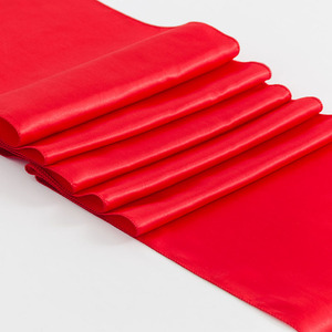 Tiên Tiến Bắc Âu Bàn Cà Phê Mat Hiện Đại Vuông Satin Bảng <span class=keywords><strong>Runner</strong></span> Cho Khách Sạn Trang Trí Đám Cưới Màu Đỏ Polyester Khăn Trải Bàn Trang Trí - Product Image 2
