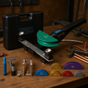 Cintreuse de tubes Vevor 1/4-7/8 pouces, outil de cintrage de tubes en cuivre à 90 degrés avec matrices pour tubes de 6-22 mm, qualité industrielle - Product Image 2