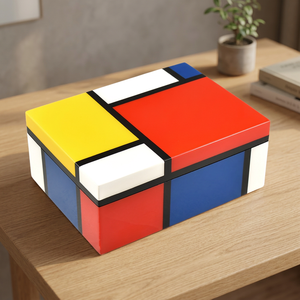 Venta al por mayor mejor precio caja de laca joyería personalizada alto brillo laca regalo de lujo caja de embalaje de joyería de madera OEM de Vietnam - Product Image 1