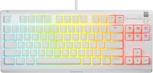 <span class=keywords><strong>Clavier</strong></span> de jeu OEM ODM <span class=keywords><strong>Apex</strong></span> 3 <span class=keywords><strong>TKL</strong></span> blanc RGB, format compact sans <span class=keywords><strong>clavier</strong></span> numérique, éclairage RGB 8 zones, résistance à l'eau et à la poussière - Product Image 3