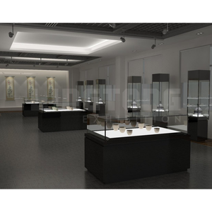 O projeto personalizado armário de exposição do museu museu vitrine de exposição de vidro temperado com fechadura - Product Image 3