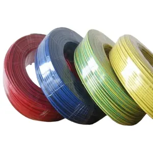 hot selling of copper conductor PVC insulated electric wire house wire 1.5mm 2.5mm 4mm 6mm 10mm2 price list