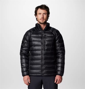 Chaqueta acolchada resistente al agua ligera para exteriores para <span class=keywords><strong>hombre</strong></span> personalizada con cremallera en el pecho y bolsillos para las manos Abrigo acolchado con cuello levantado - Product Image 5
