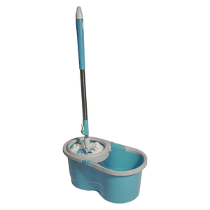 Masthome Set Secchio e Mop Piatto Girevole a 360° con Panno in Microfibra per Pulizia Pavimenti Senza Mani - Product Image 5