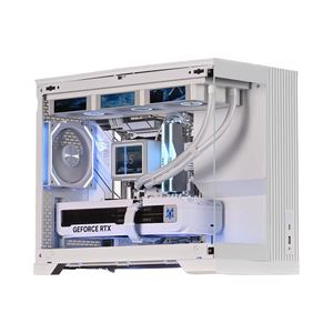Nouveau boîtier <span class=keywords><strong>PC</strong></span> gaming Mini-ITX en alliage d'aluminium avec fenêtre latérale et ventilateurs ARGB OEM ODM - Product Image 1