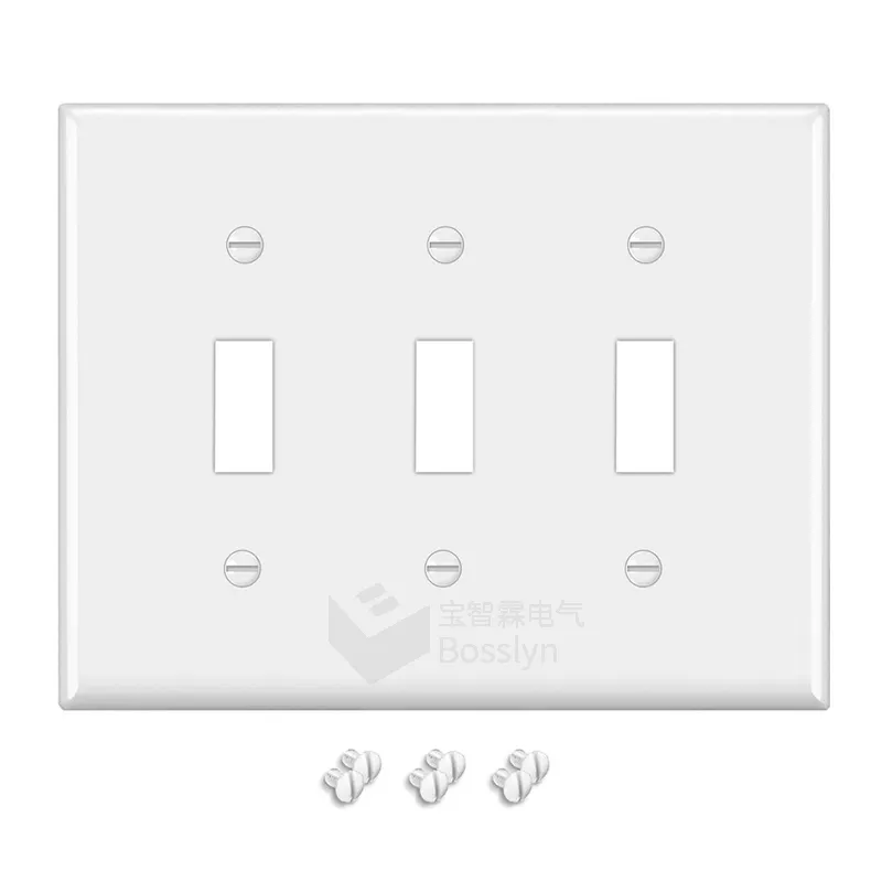 American toggle switch socket panel American standard three-position switch wall panel switch socket home hotel