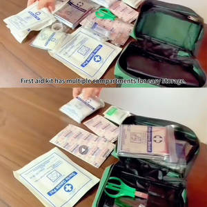 ערכות עזרה ראשונה ריקות תיק הישרדות ערכת חירום נסיעות אספקה רפואית לחרום בחוץ, קמפינג, טיולים רגליים - Product Image 6