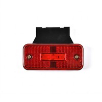 Feu de position latéral LED, réflecteur nid d'abeille, bande COB, fixation par clip, blanc, rouge, ambre, 12V 24V, camion, remorque, fourgonnette, poids lourd, étanche