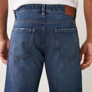 Jean décontracté bleu moyen pour homme 2026 – Coupe droite taille haute pour le quotidien - Product Image 5