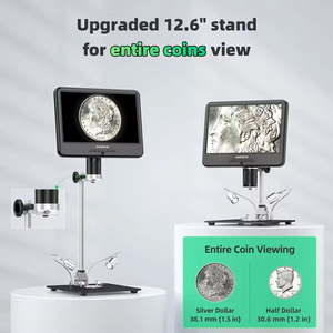 Andonstar ad210 kính hiển vi kỹ thuật số 10.1 "có thể điều chỉnh LCD thiết bị điện tử công cụ sửa chữa microscopio PCB SMD Hàn 260x Độ phóng đại - Product Image 4