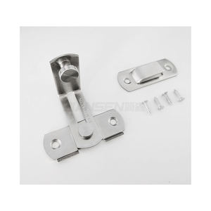 Loquet de sécurité à 90 degrés, loquet de porte coulissante à <span class=keywords><strong>angle</strong></span> <span class=keywords><strong>droit</strong></span>, acier inoxydable, loquet de porte de grange à bascule, portes de grange et fenêtres - Product Image 6