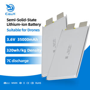 폴리머 리튬 이온 배터리 리포 35000mAh 7c 셀 리포 배터리 3.7v 파우치 배터리 3.6v 35ah 고체 배터리 - Product Image 1