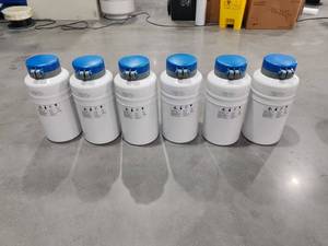 Nuovo Serbatoio per Azoto Liquido in Lega di Alluminio con Supporto da Pavimento, Recipiente a Pressione per Uso di Laboratorio - Product Image 5